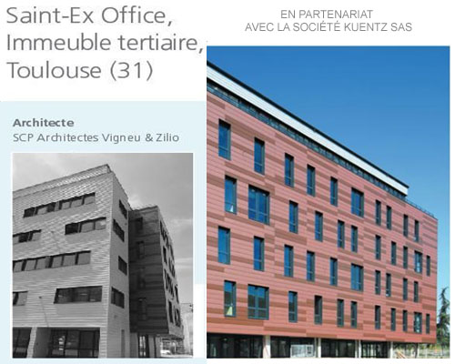 Immeuble tertiaire Saint-Ex Office à Toulouse